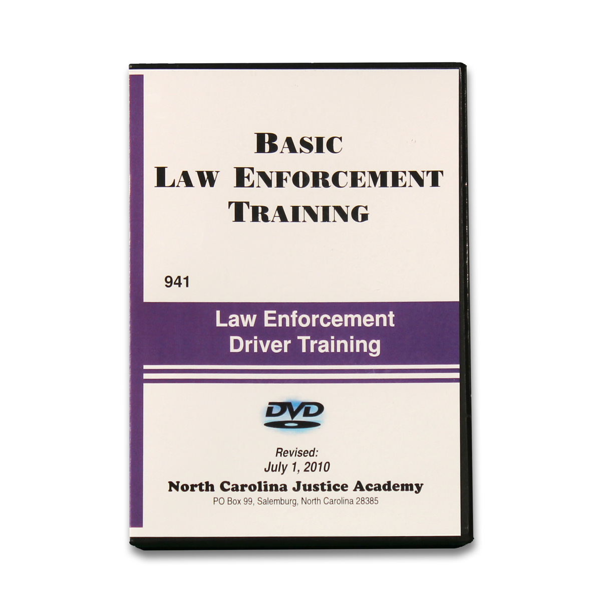 BLET DVD LAW ENFORCEMENT DRIVING TRAINING - 941 – North Carolina ...